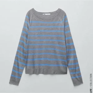 Zara tröja - Hej, jag säljer min randiga tröja ifrån zara! Skriv vilket pris ni kan vilja köpa för så diskuterar vi! Helt ny!❤️