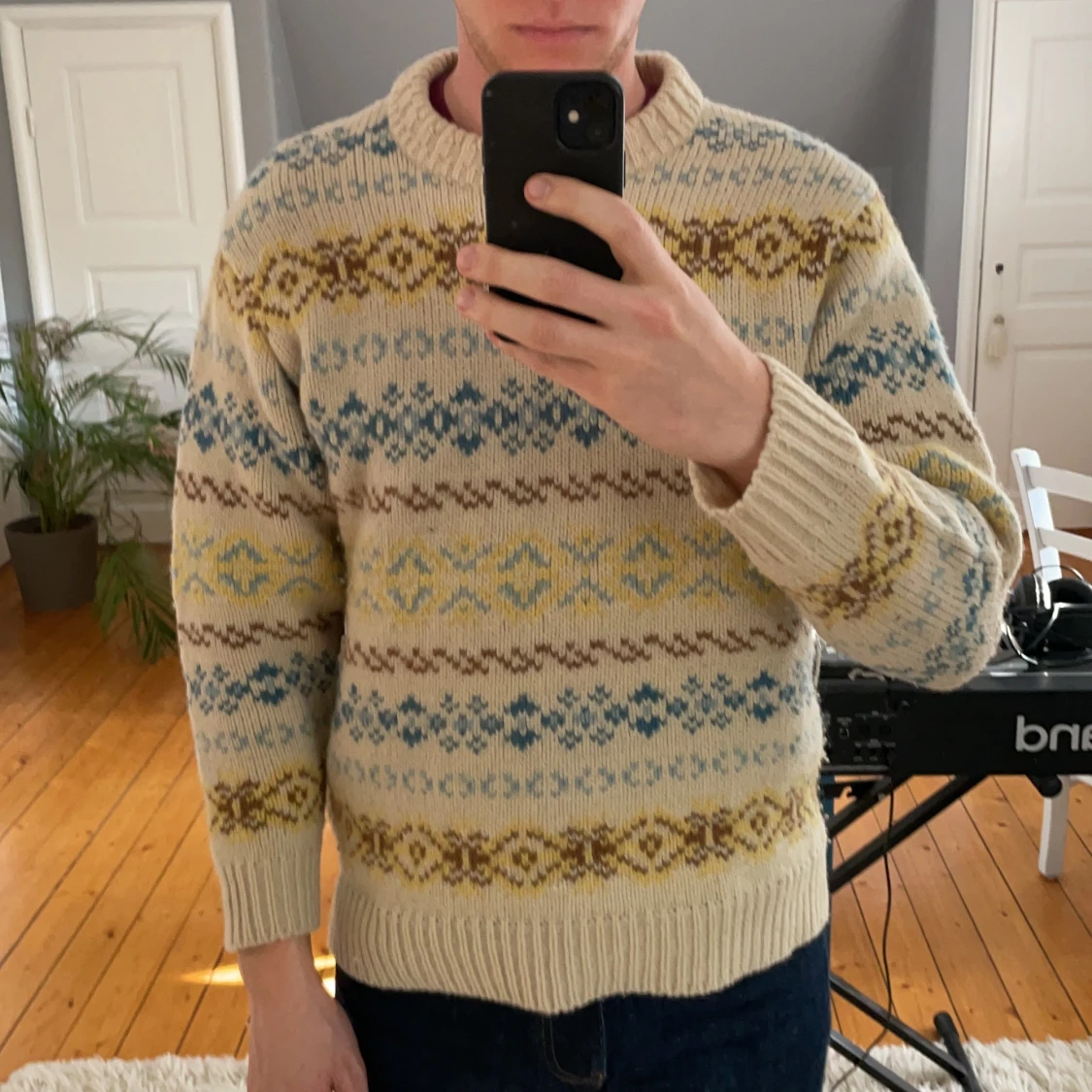 Stickad tröja - 90