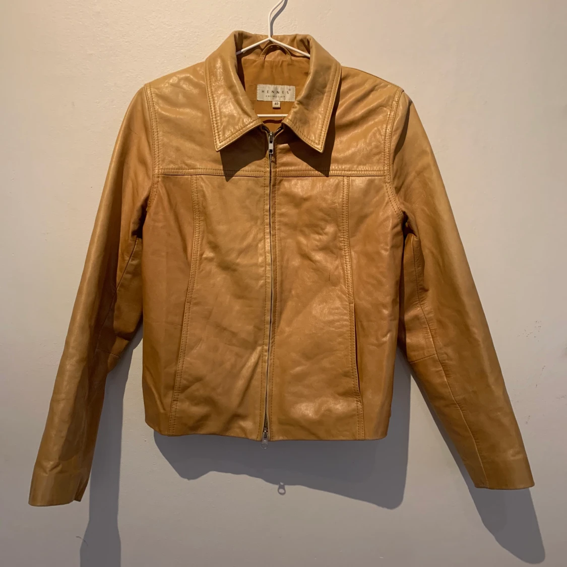 Beige skinnjacka  - 90