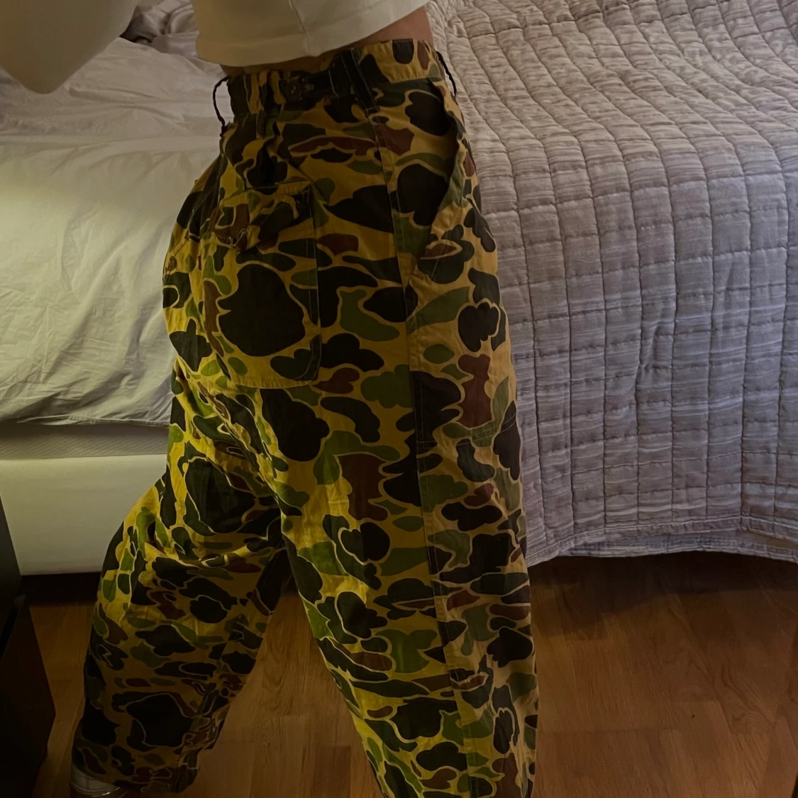 Lågmidjade/högmidjade Army Byxor