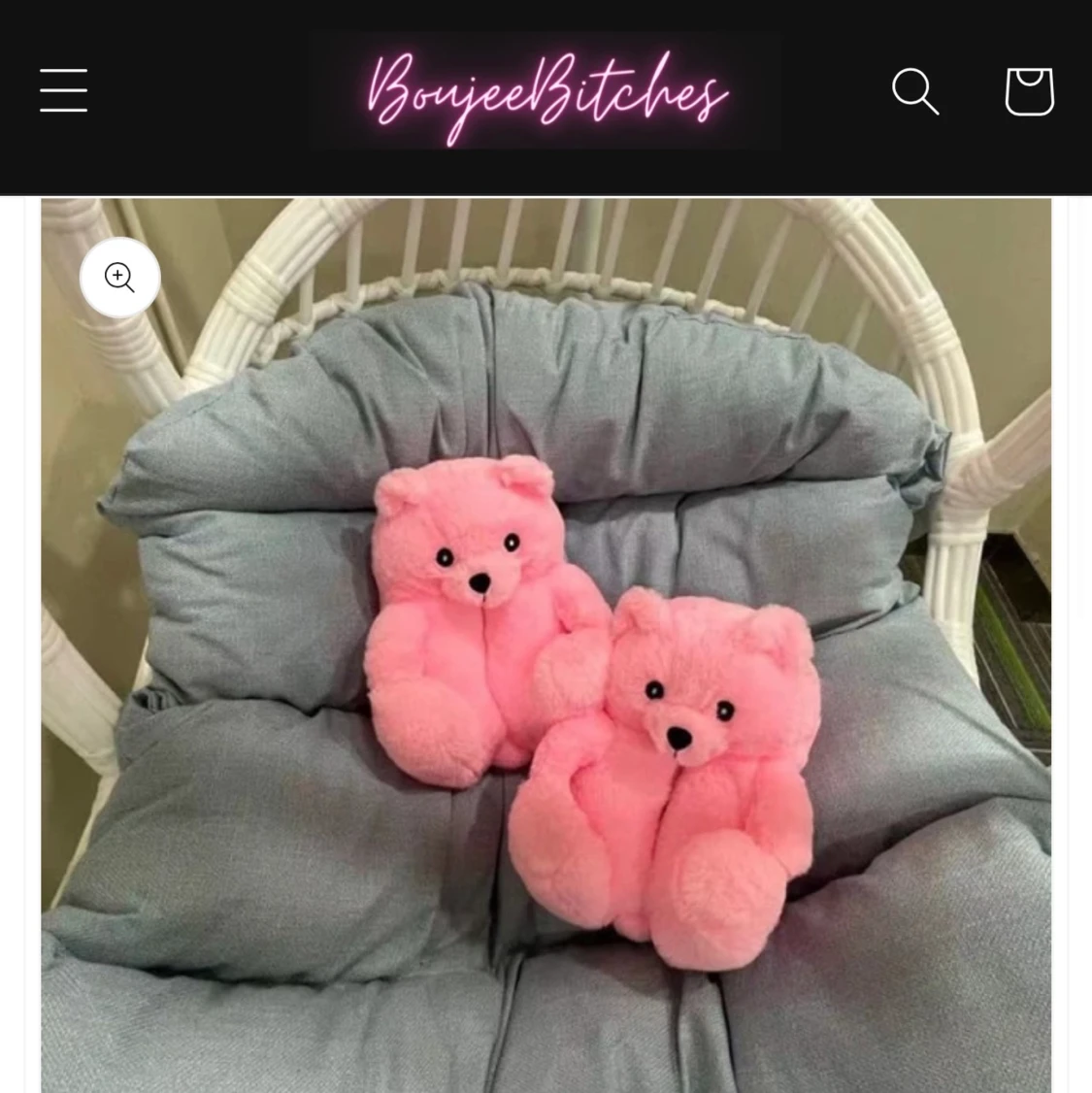 Teddy bear slippers  - 26