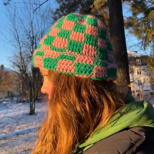 Virkad mössa! - Virkad mössa i 100% ull! Perfekta julklappen!!🎄🎄