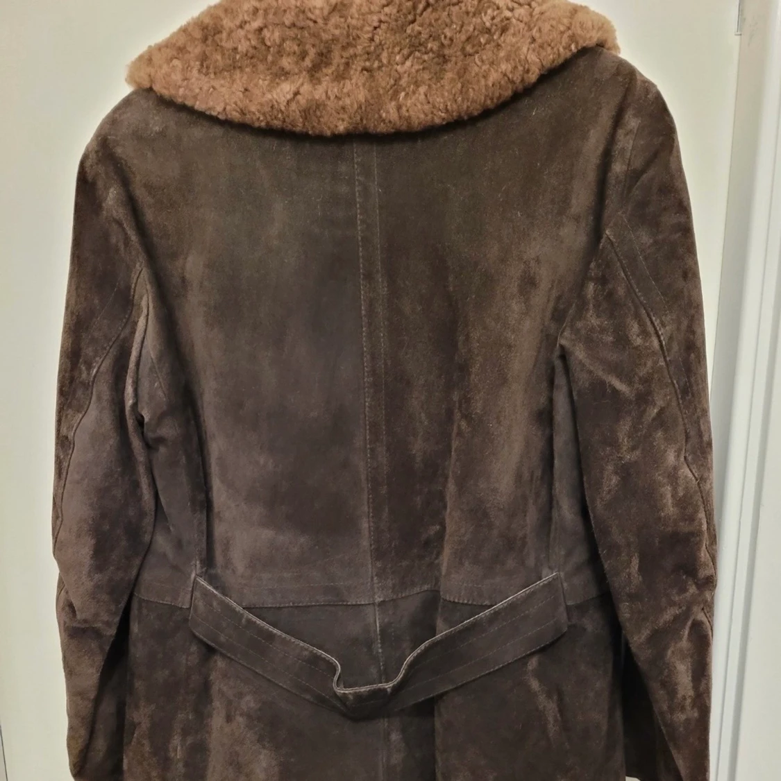 Varm vintage jacka, shearling, fårskinn  - 91