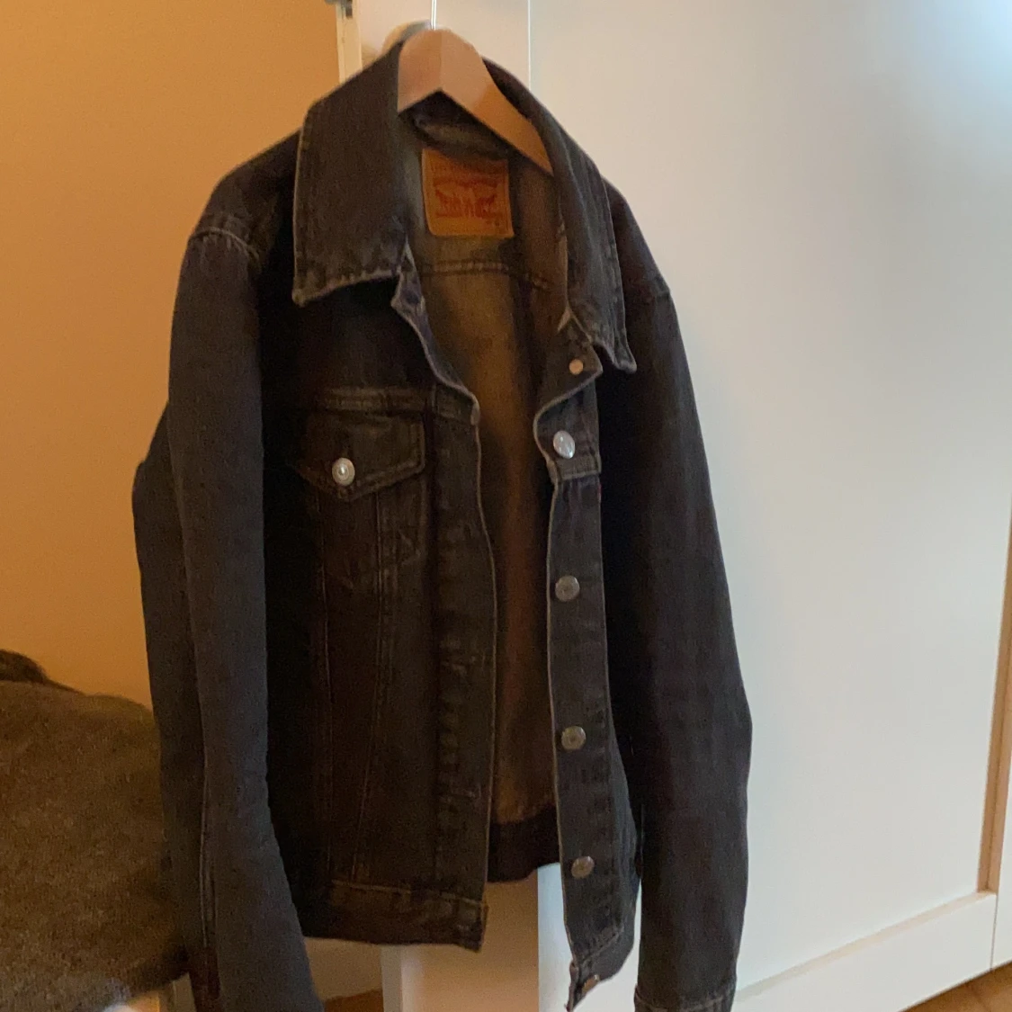 Svart Levis jeans jacka  - 91