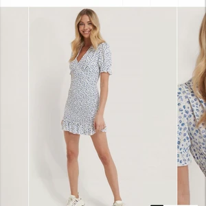 Klänning - Säljer denna helt underbara klänning från nakd köpt förra sommaren, Matilda Djerfs kollektion, helt slutsåld. Endast använd vid ett tillfälle, så den är i perfekt skick, precis som ny. NYPRIS 499kr.  220kr plus frakt.