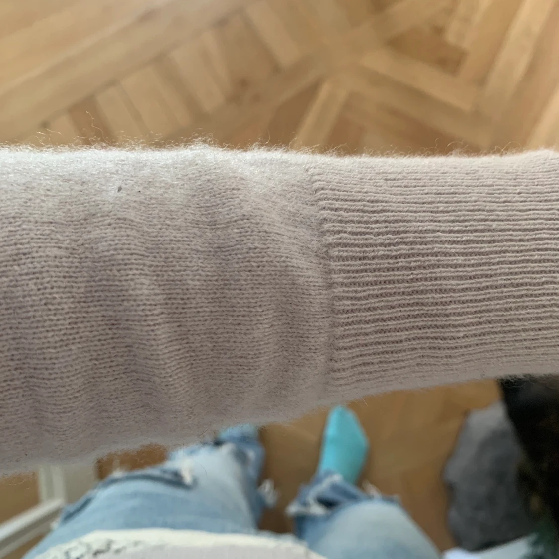 Cashmire tröja i ljus lila färg💞 - 90