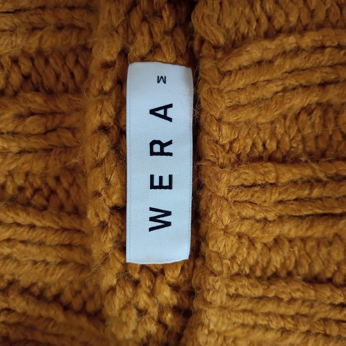 Saffransgul chunky sweater från Wera. FRI FRAKT! - 91