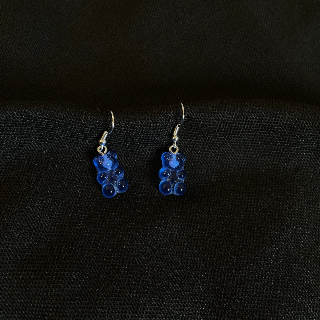 🧿🌊mörkBlåa Björn örhängen 🌊🧿