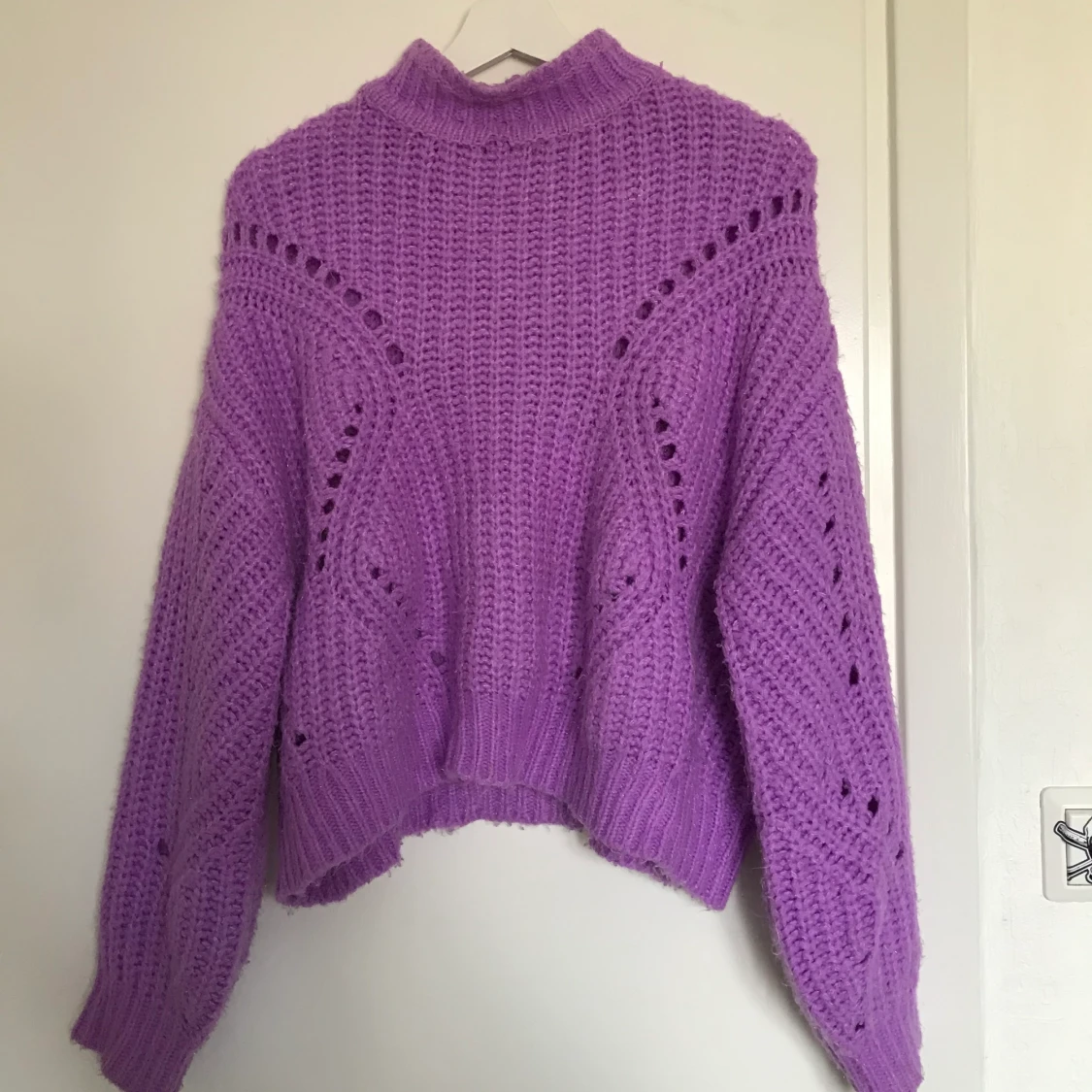 stickad tröja strl S - 90