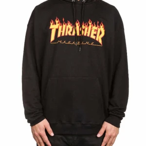 Thrasher hoddie - Denna superfina Thrasher hoddie! Säljer pga den inte kommer till användning! Bra skick, stl S men jag skulle säga att den är mer av en M