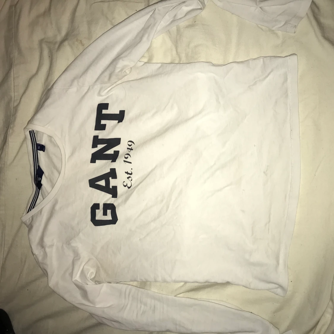 Vit Gant tröja i storlek XS (passar S, M)