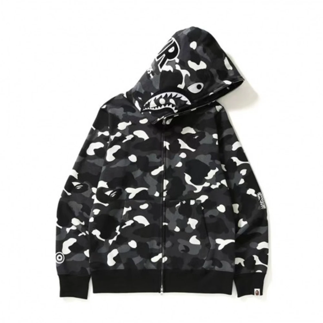 Bape Ponr City Camo Glow in Dark Hoodie