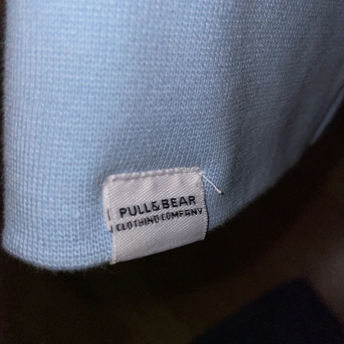 Ljusblå hoodie M - 91