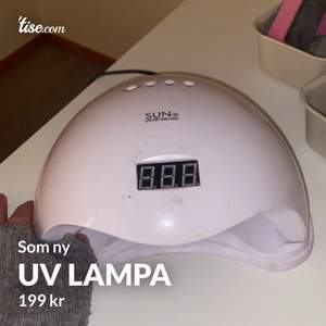 Säljer denna super bra uv lampan för endast 199 