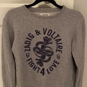Grå Zadig & Voltaire sweatshirt - SÅLD!