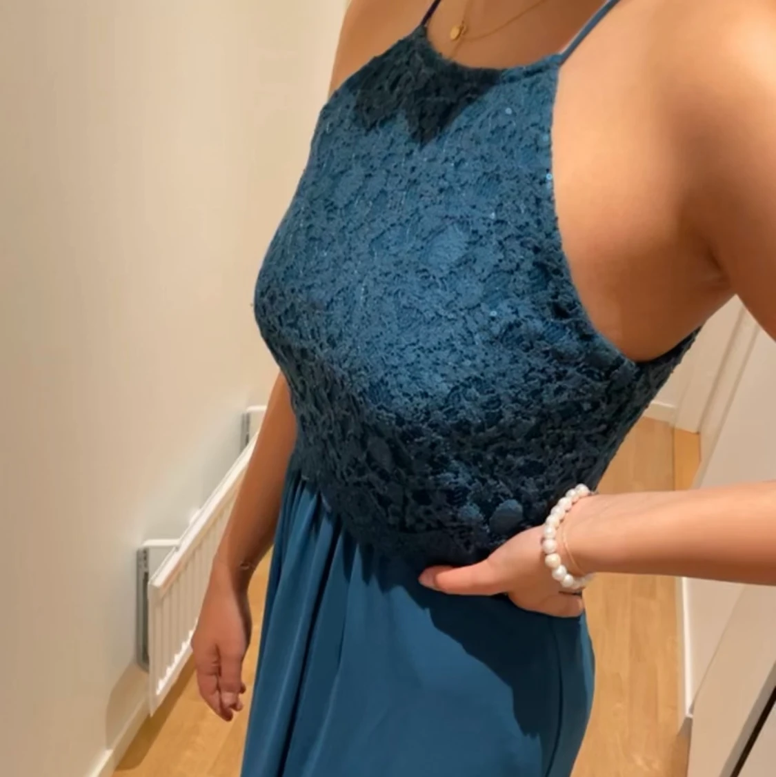 Festklänning i turkos 