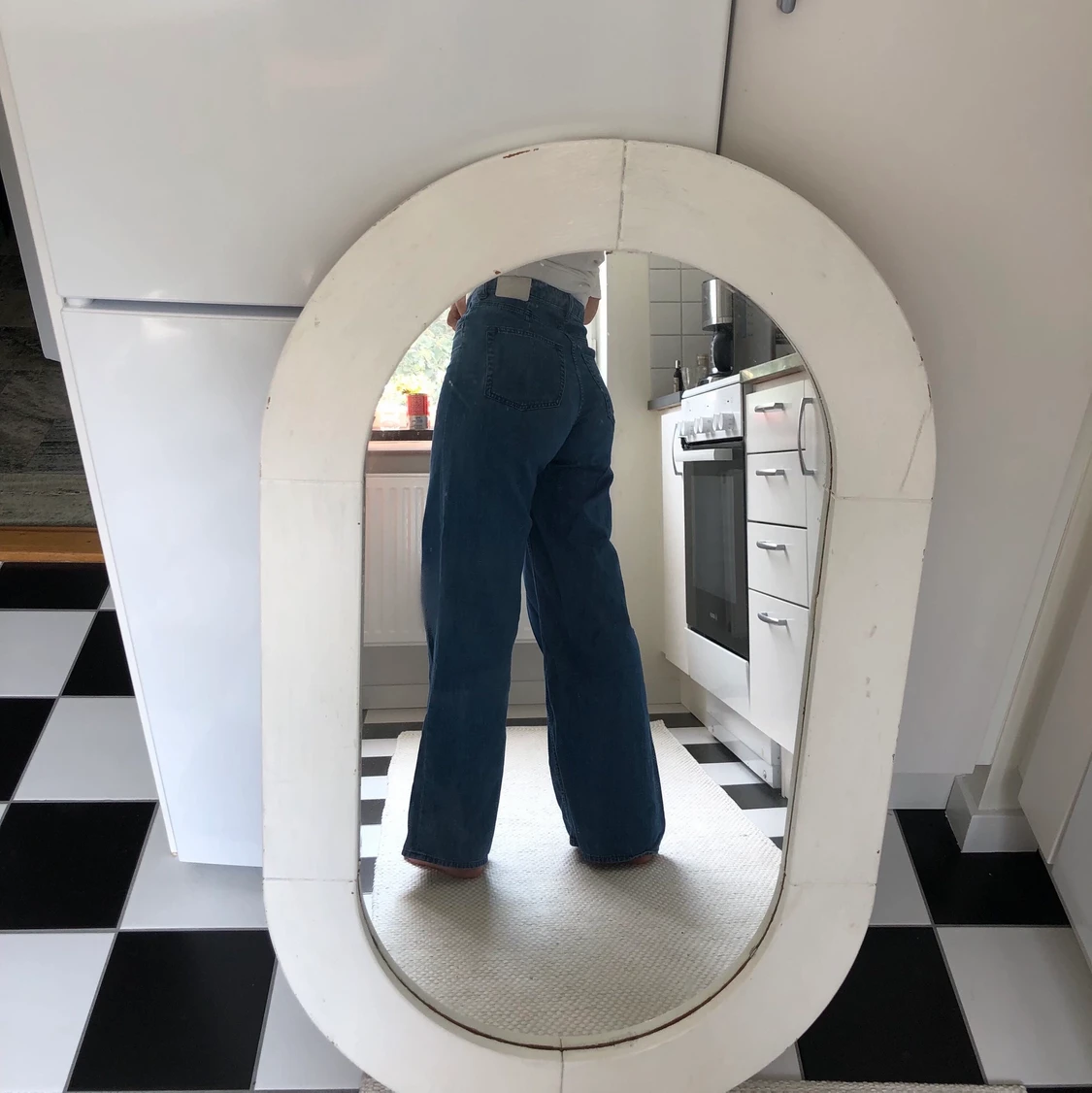 Mörkblå jeans - 90