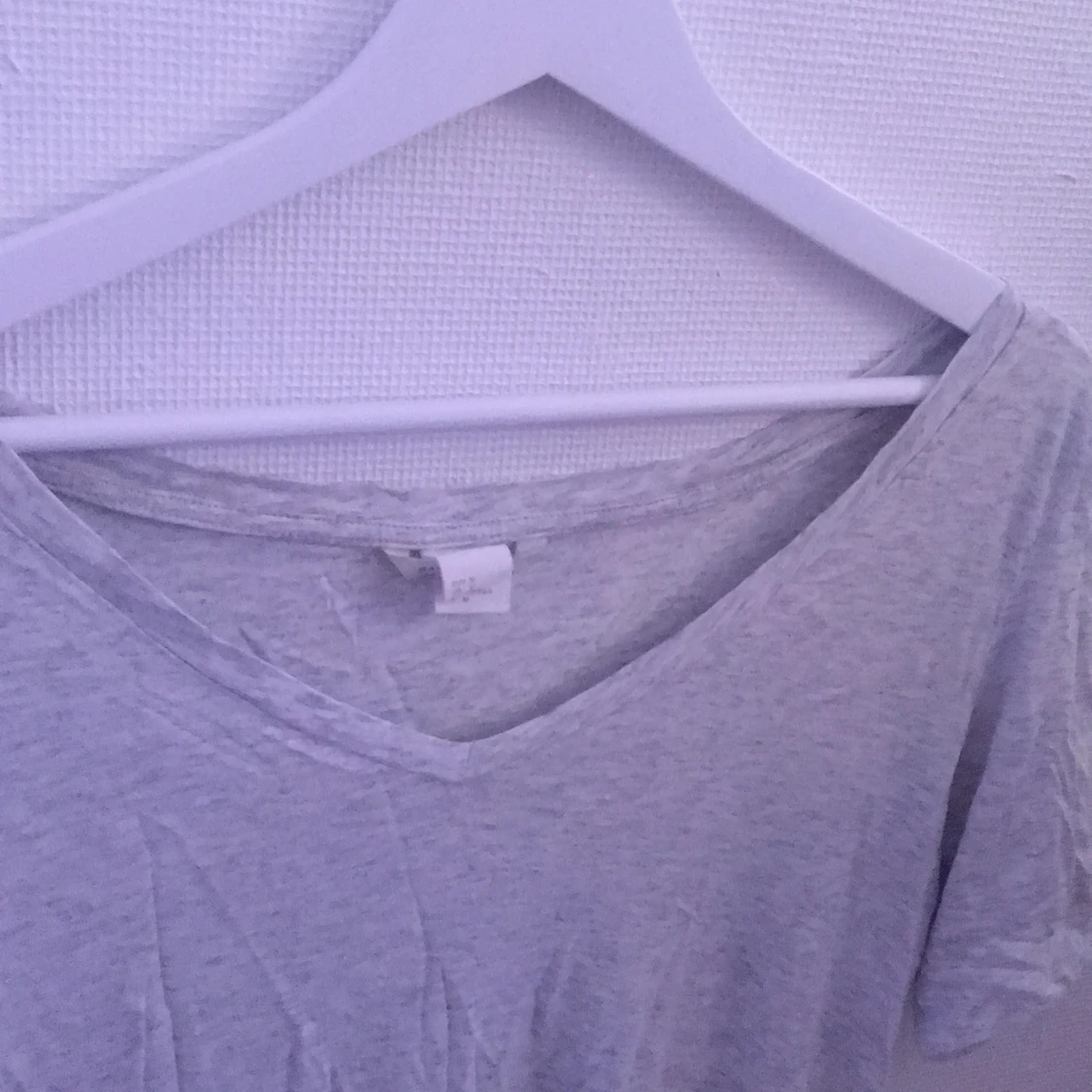 Grå V ringad tröja - 91