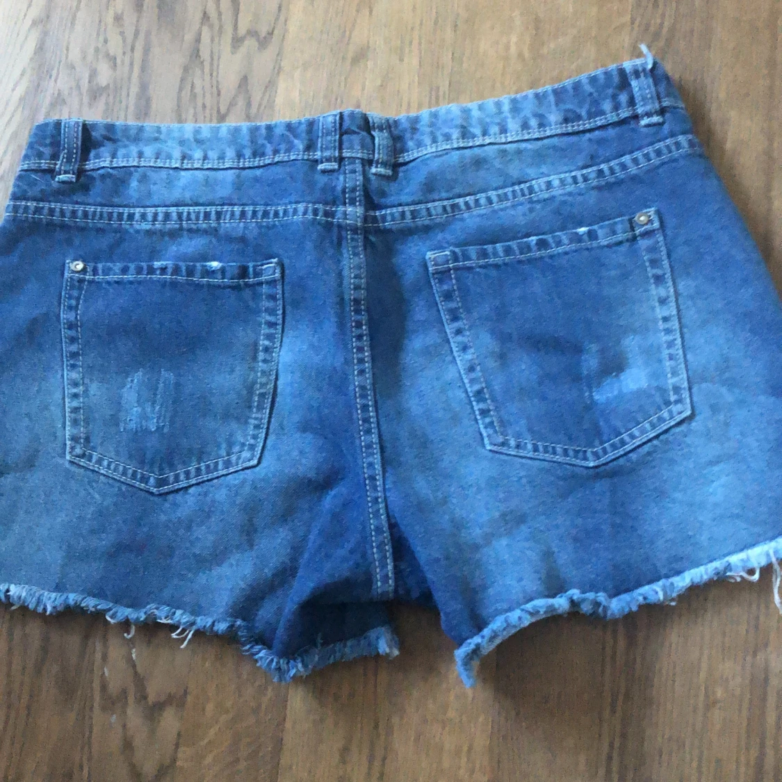 Blåa jeans shorts - 90