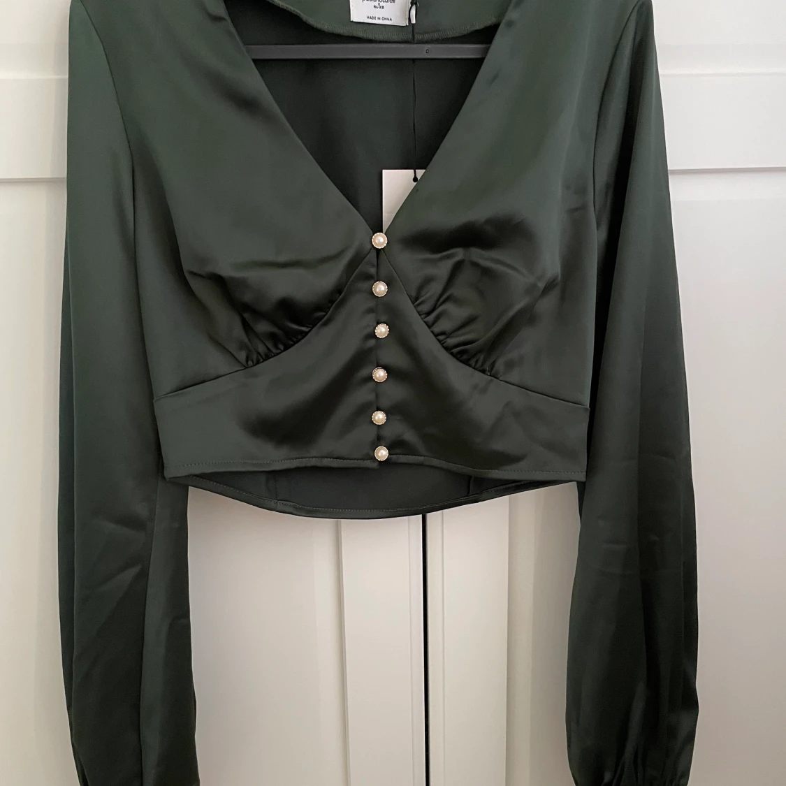 Grön blus/topp - 90