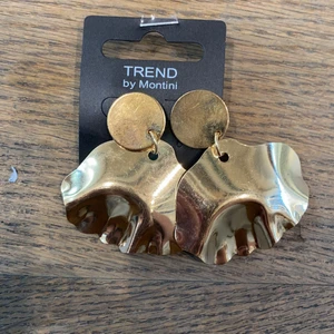 Guldiga örhängen  - Oanvända originalpris 130kr