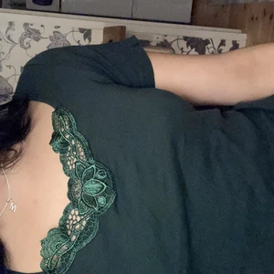 tröja med spets - grön tröja skön spets nice köp