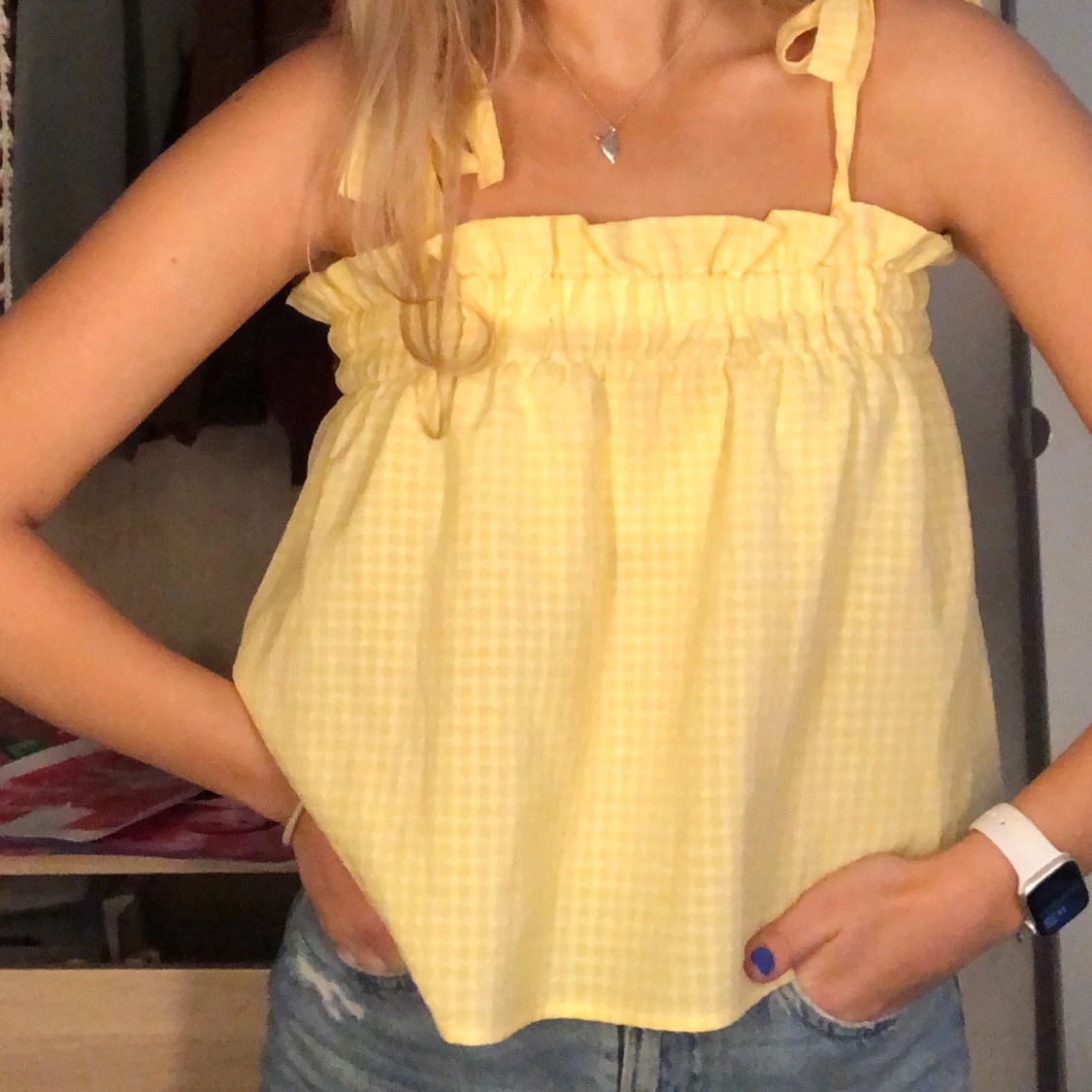 Gult linne från HM - 90