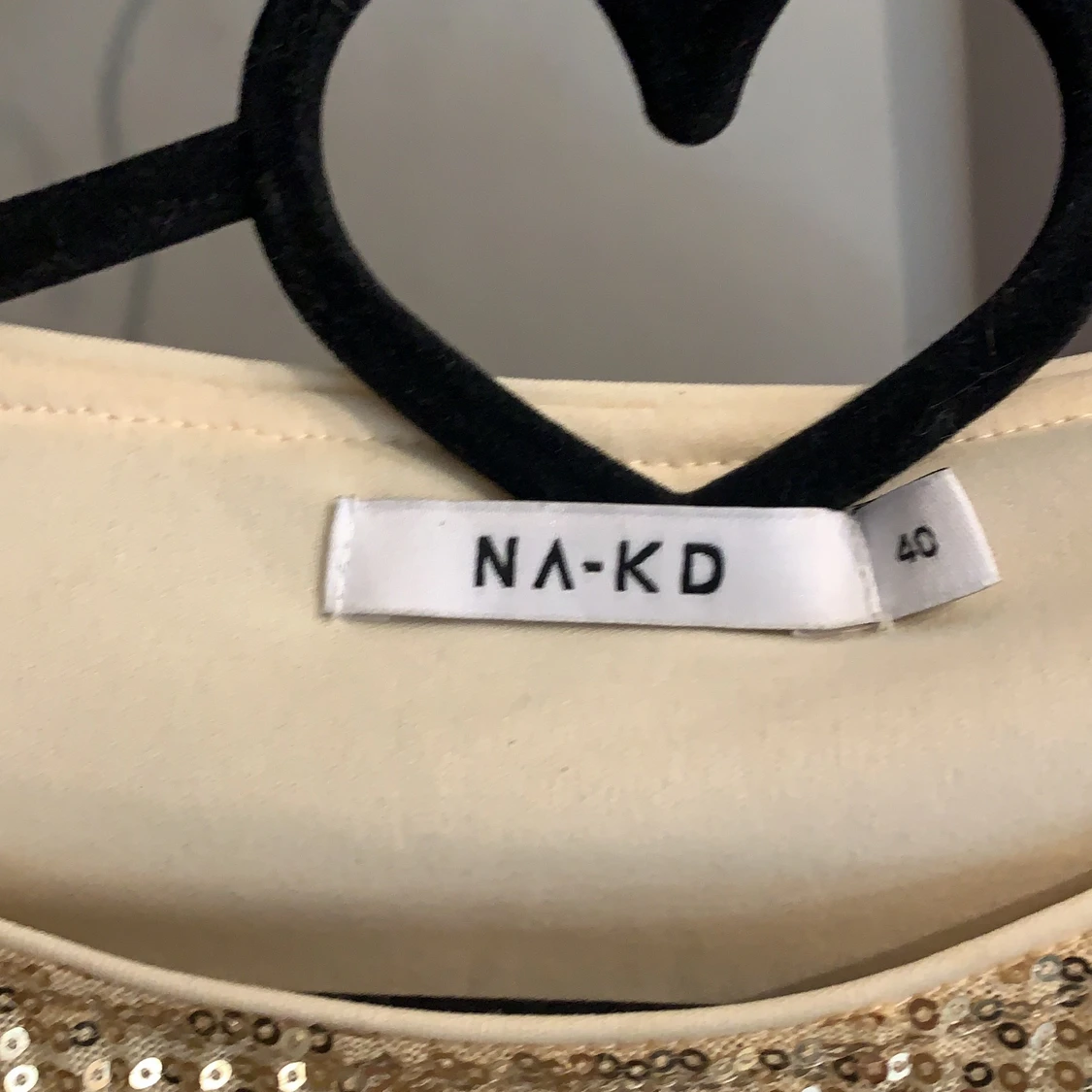 Glittrig topp nakd - 91