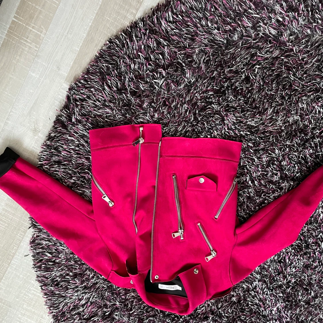  skinnjacka i mocka material - 91