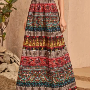 Shein Long Skirt M - Colorful skirt, grunge