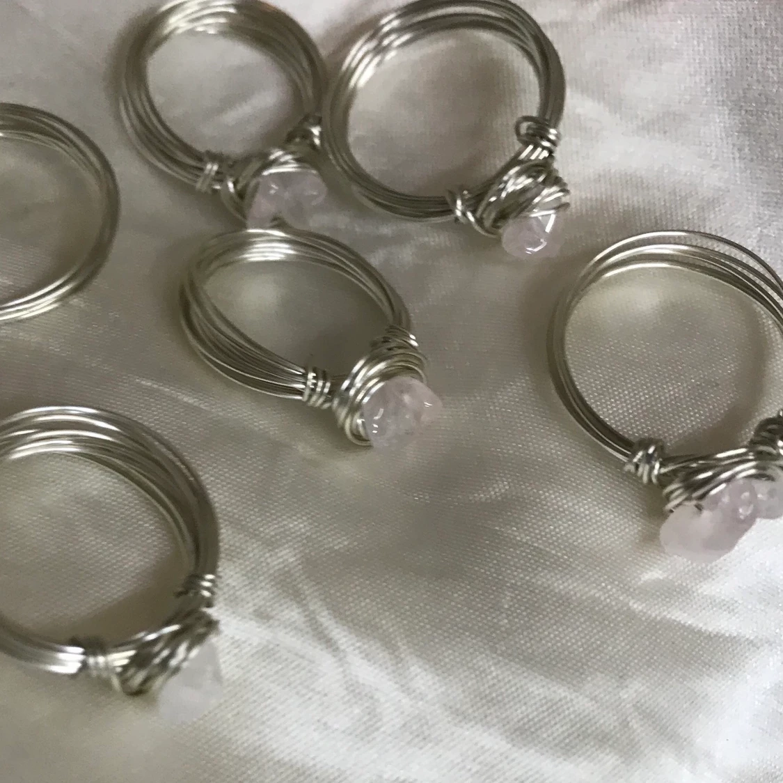 Ringar rosenkvarts - 91