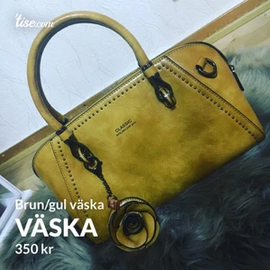 Brun gul väska  - Den kostar 350 men kan diskuteras