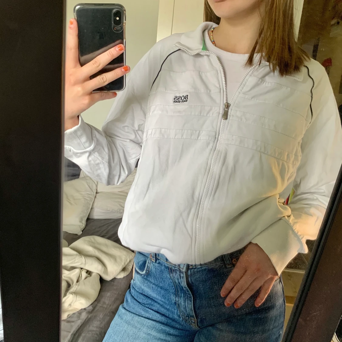 HUGO BOSS zip-up hoodie - 90