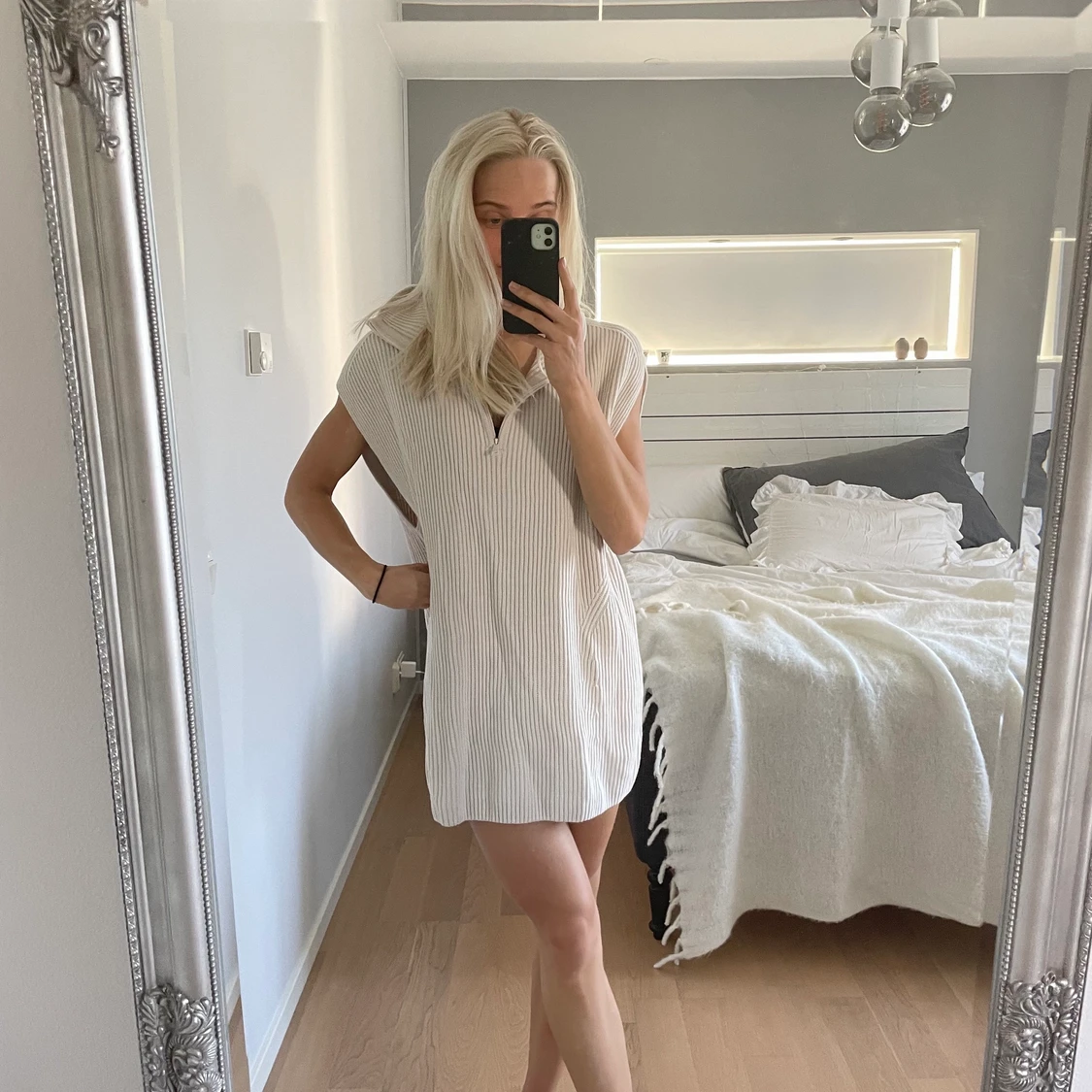 Stickad klänning - 90