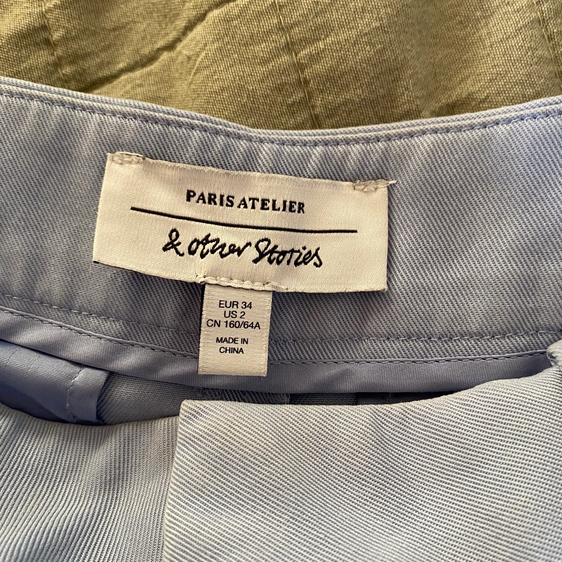 Blå kostymbyxor  - 91