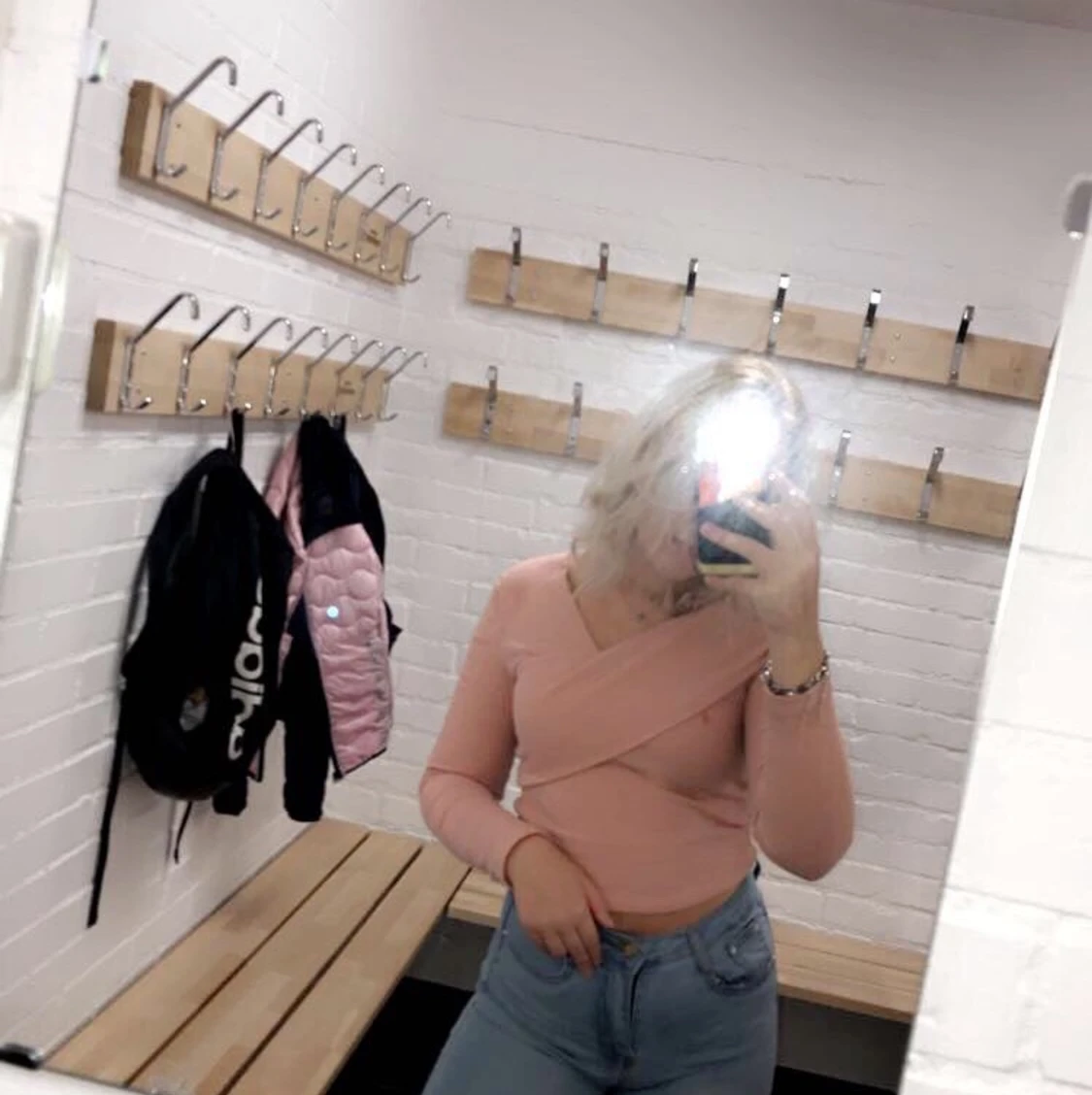 Rosa korsad tröja - 90