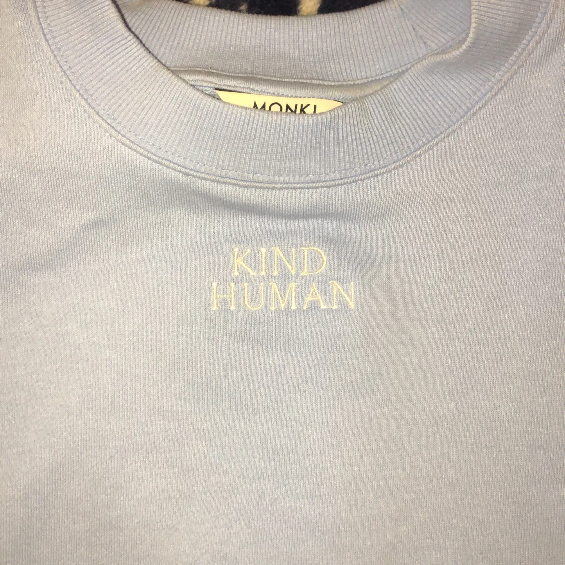 Baby blå sweatshirt - 90