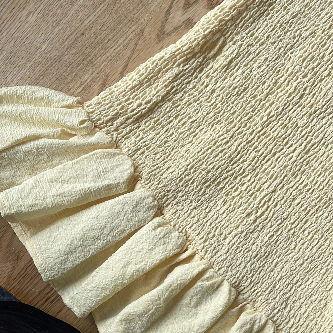 Gul klänning stretch  - 90