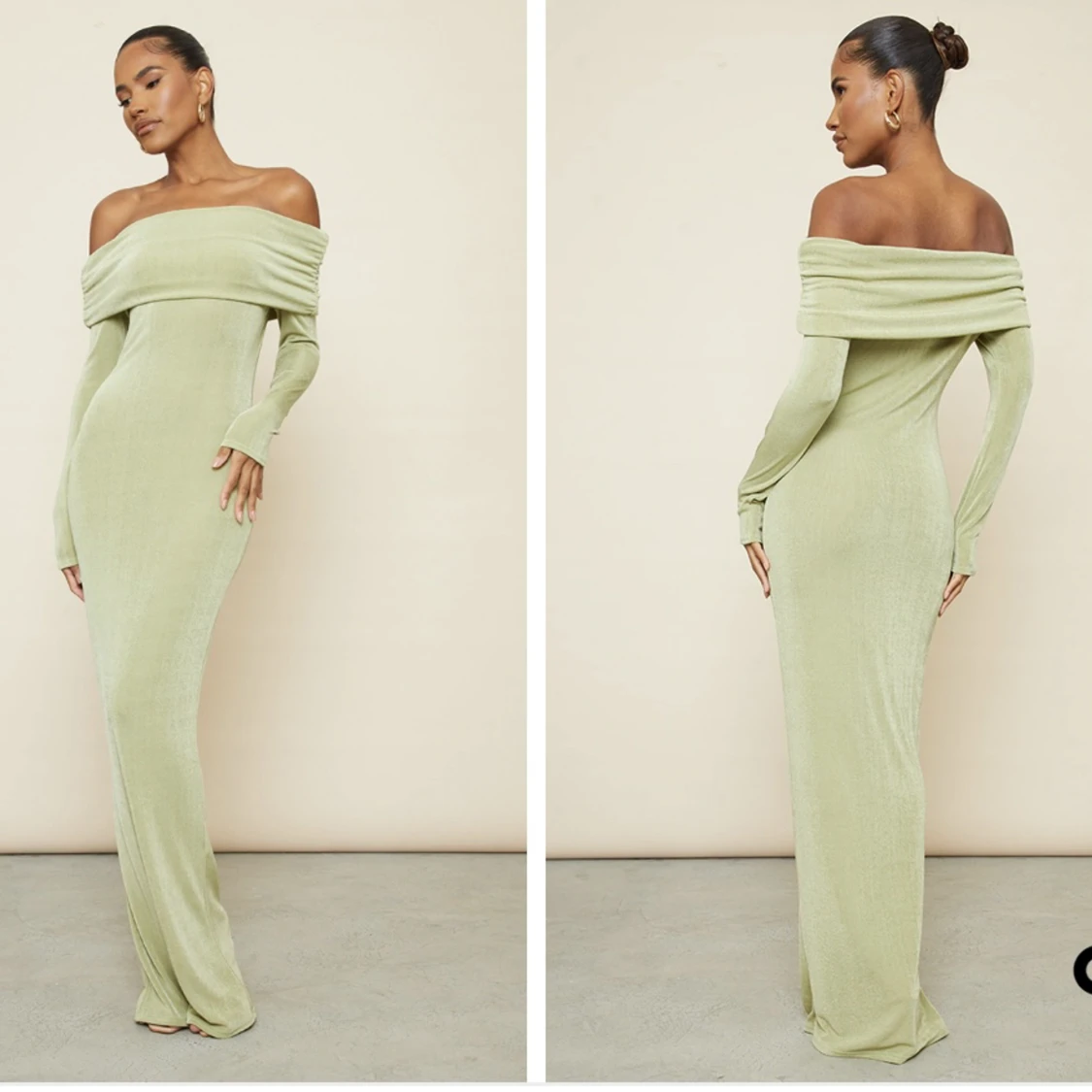 Grön Maxi klänning  - 90