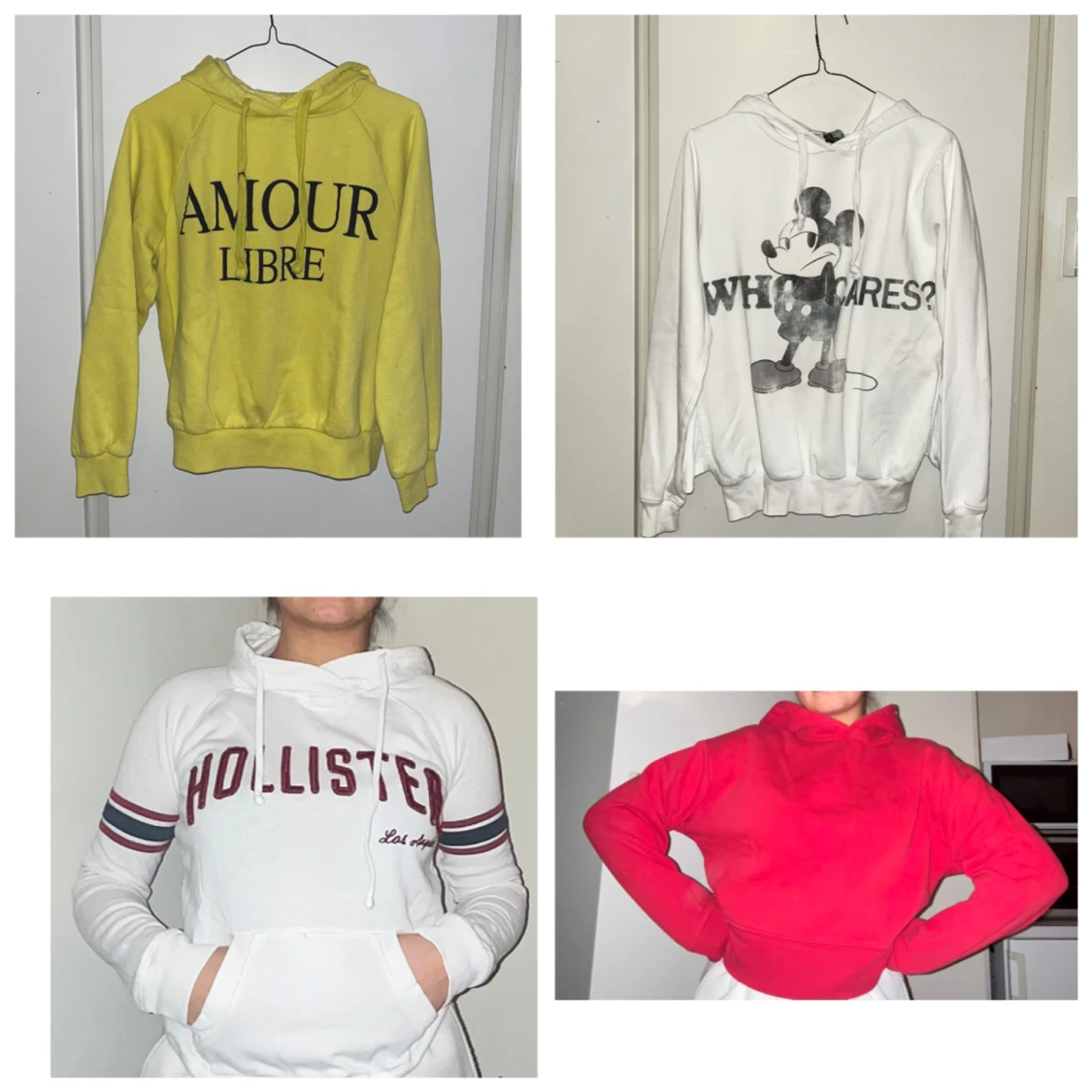 Hoodies & sweatshirts. Calvin klein, hollister mm. Strl. XS-M.  - 90