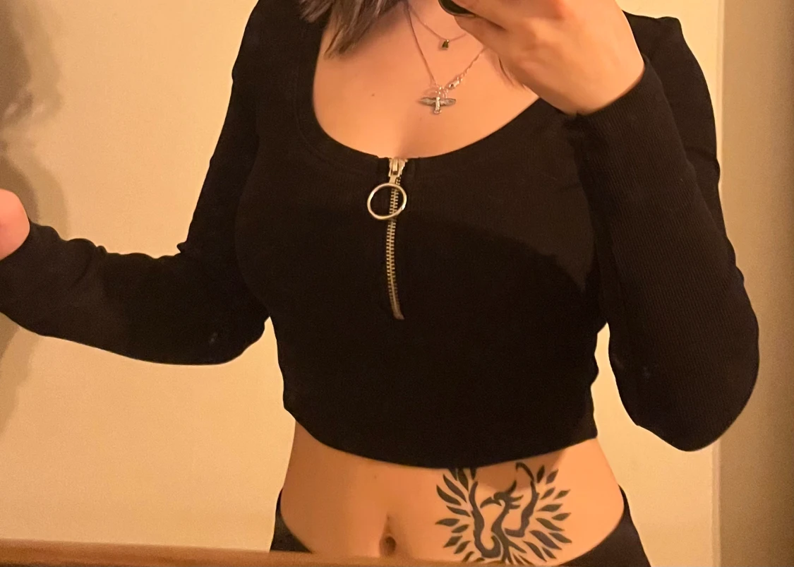 Topp med dragkedja  - 90