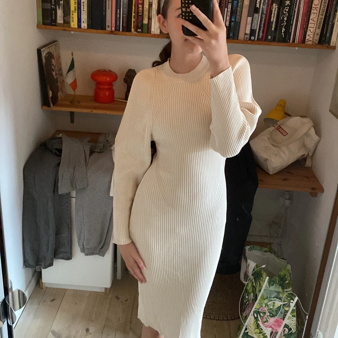 Stickad klänning - 91