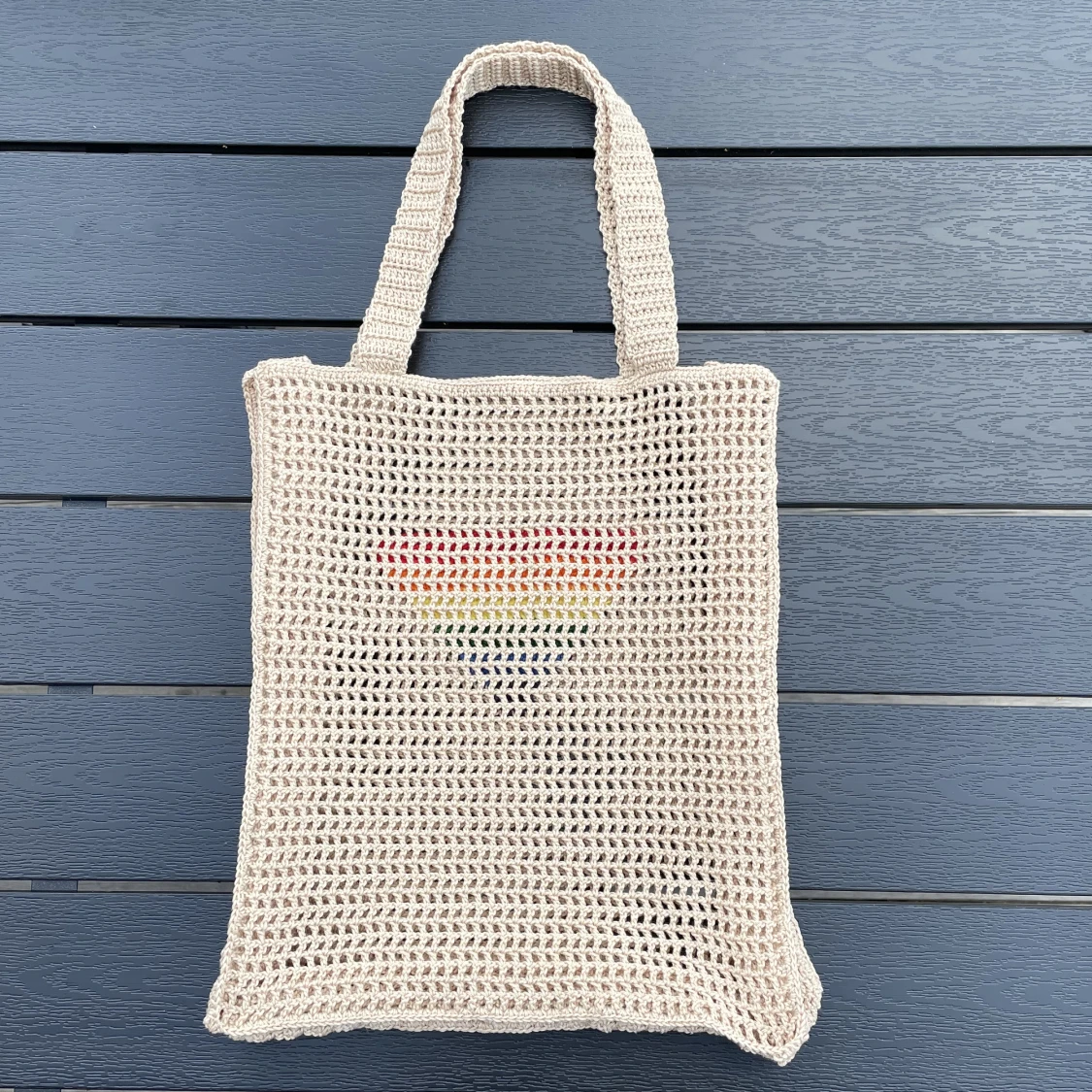 Virkad shoppingväska - 90