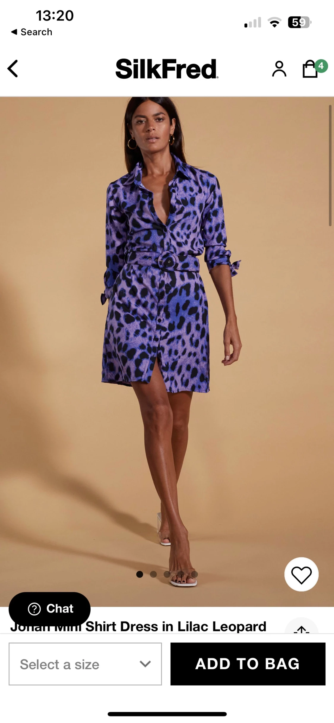 Skjortklänning från SilkFred UK - 90