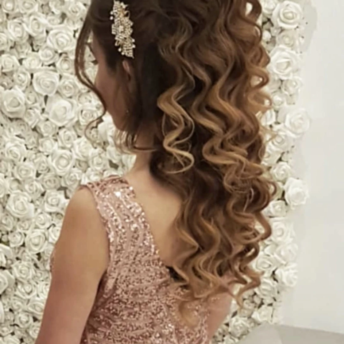  Festklänning (champagne-färg) - 90