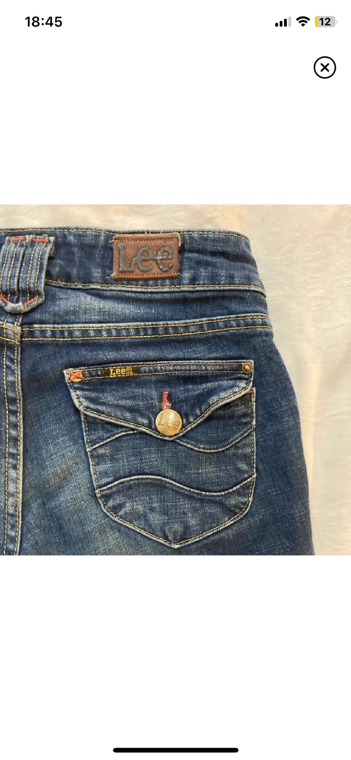 Lågmidjade jeans - 90