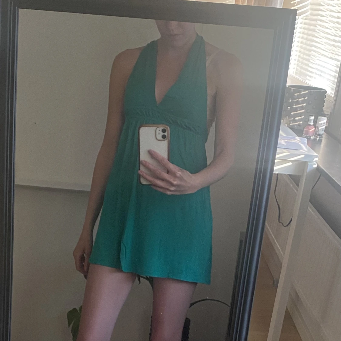 Mörkgrön klänning/topp