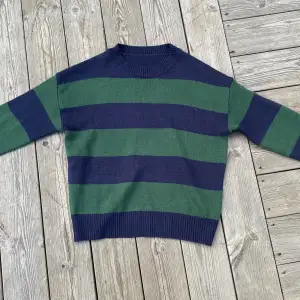 Striped Green/Blue sweater, looks like the brandy Melville one, used once at home 