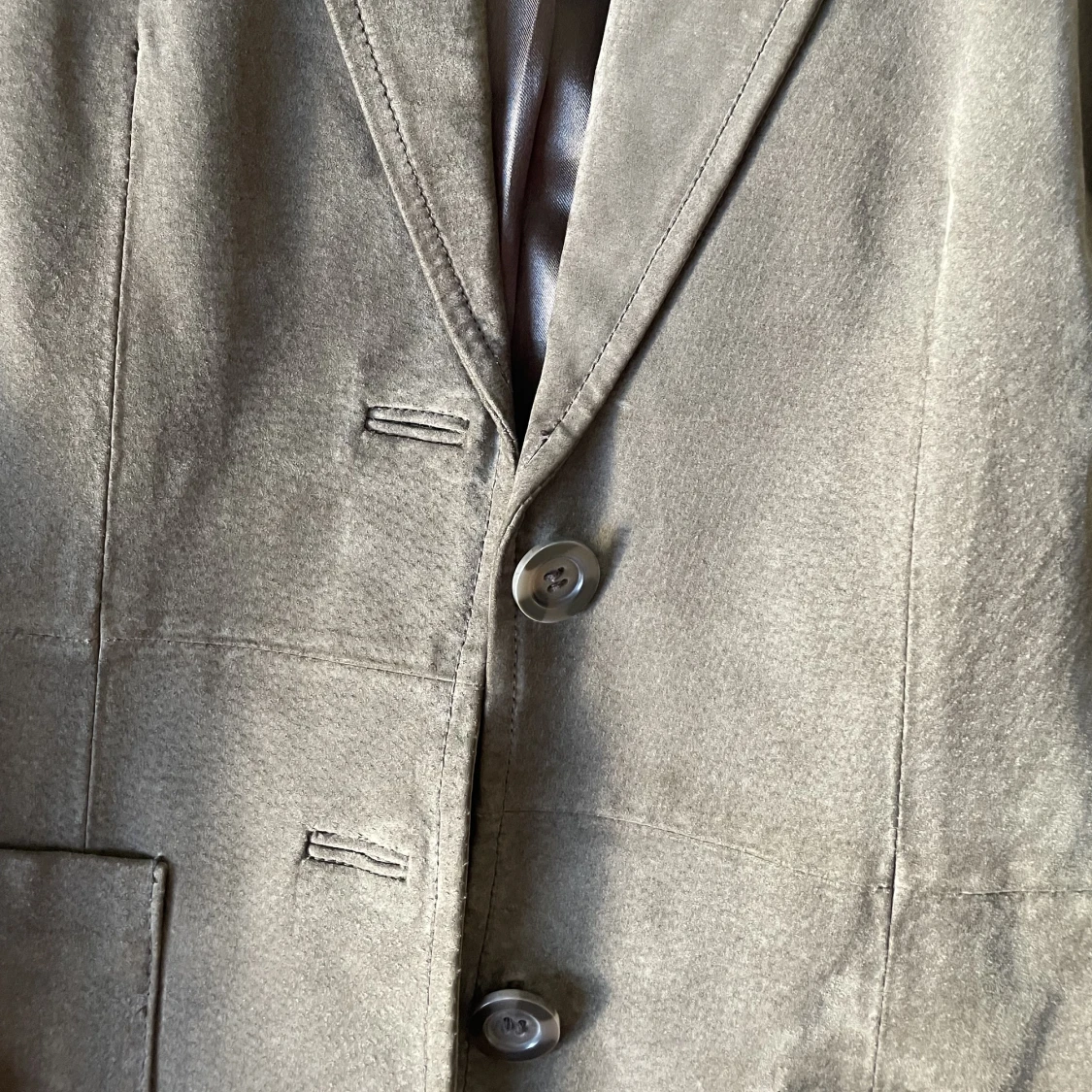 Kavaj/jacka i läder - 90