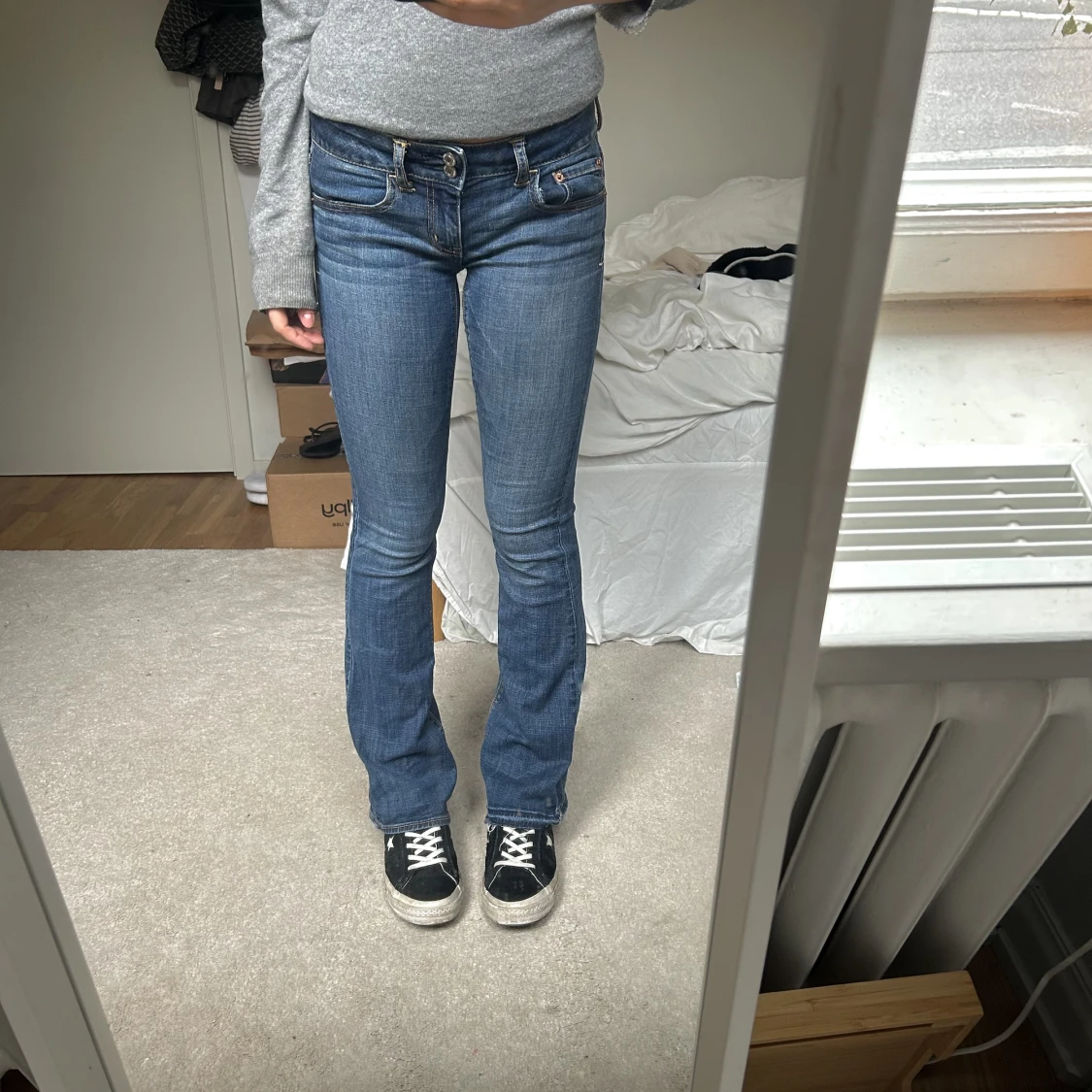 Lågmidjade jeans - 90